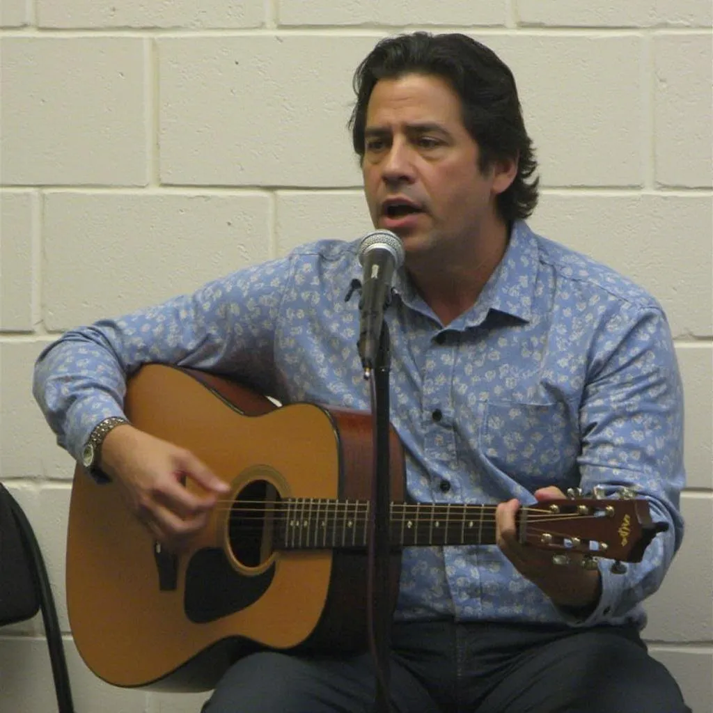 Carlos Vega enseñando