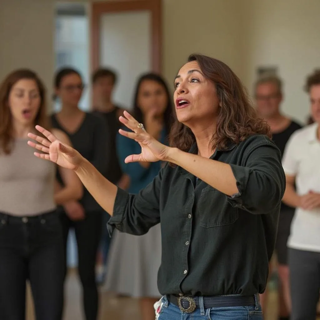 Sofía Morales en acción